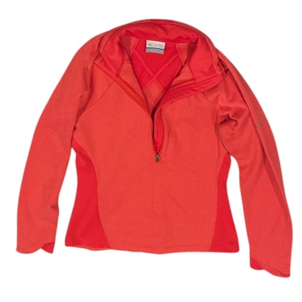Women’s Columbia Coral 1/4 Zip Lightweight Fleece Long Sleeve Top: Small